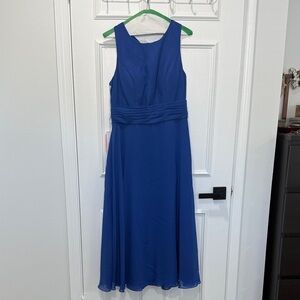 JJ’s House Elegant Blue Sleeveless Dress